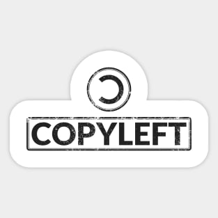 copyleft Sticker